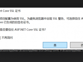 学习ASP.NET Core Blazor编程系列二——第一个Blazor应用程序（下）