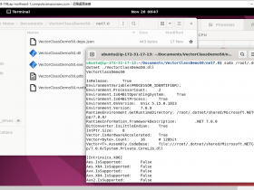 在ARM处理器的Ubuntu系统上安装 .NET SDK（Core 3.1~7.0），并检测ARM内在函数的支持情况