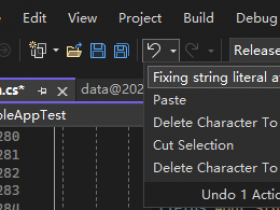 Visual Studio 2022中粘贴代码会自动变转义字符