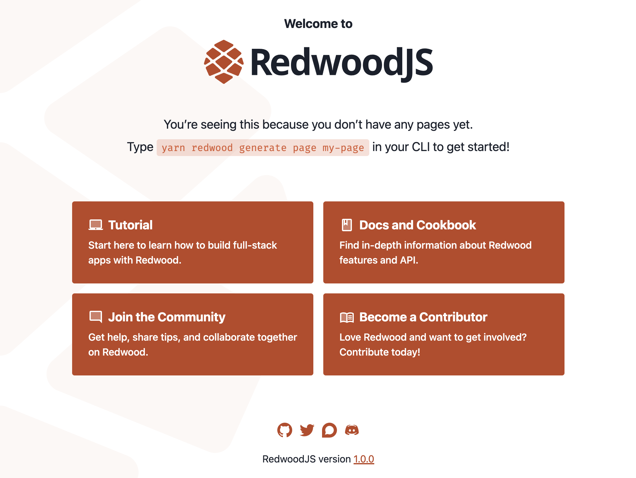 固执己见的全栈web框架 — Redwood