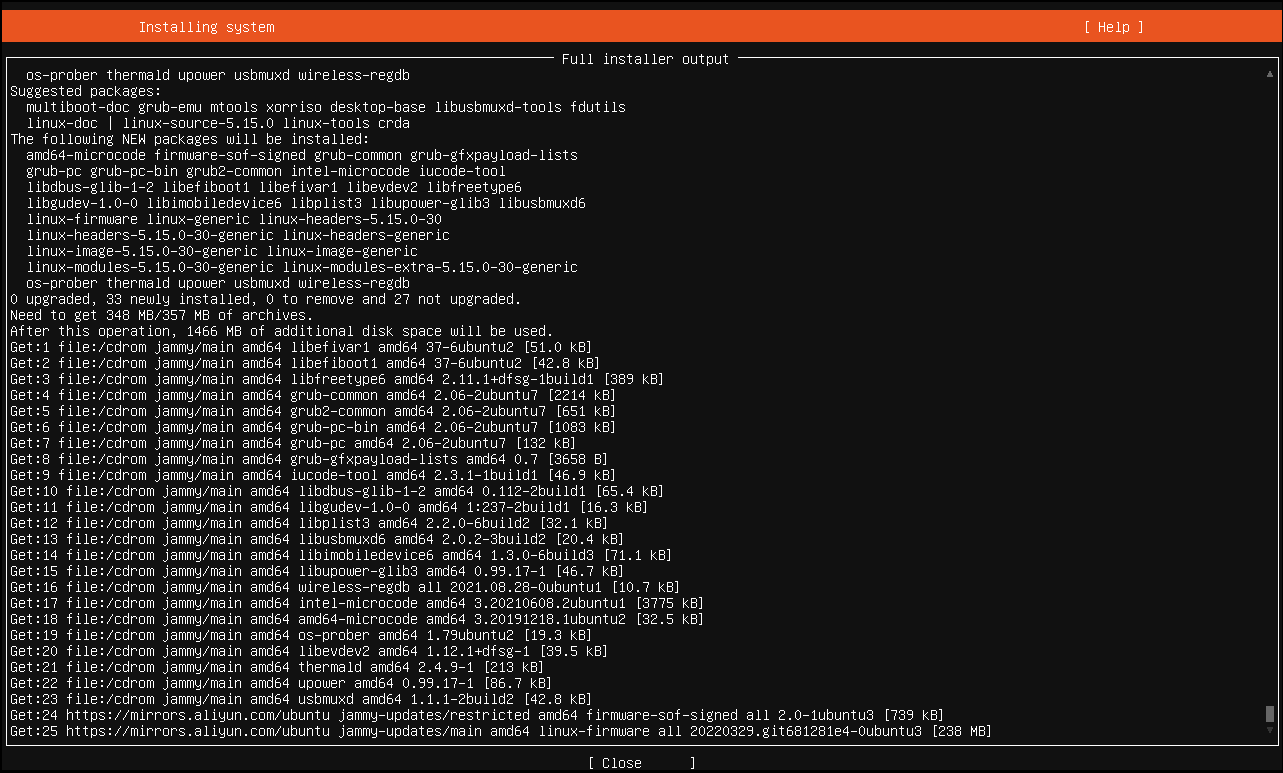 VMware 虚拟机图文安装和配置 Ubuntu Server 22.04 LTS 教程