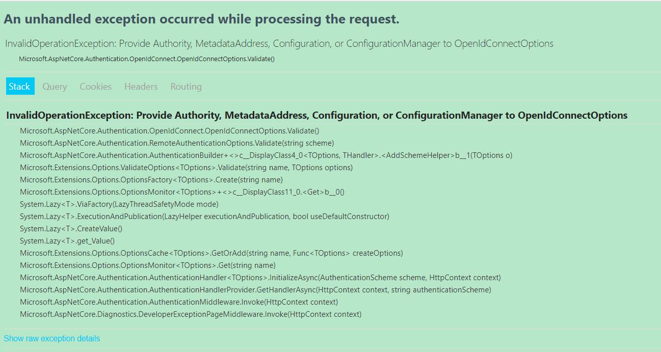 NetCore OpenIdConnect验证为什么要设置Authority?