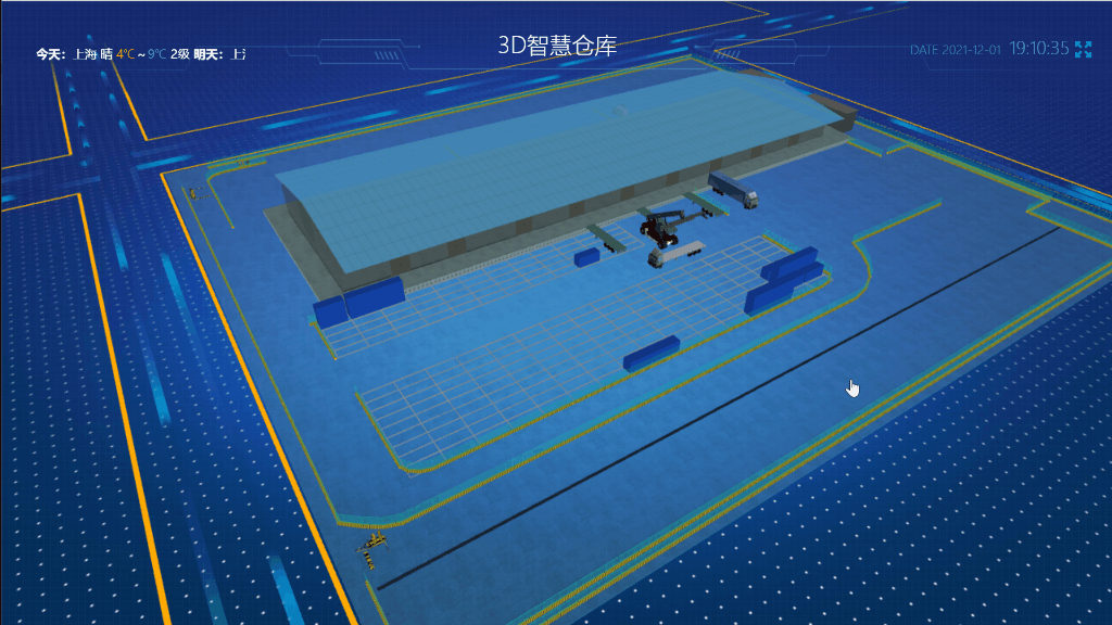 如何用webgl(three.js)搭建一个3D库房,3D仓库,3D码头,3D集装箱可视化孪生系统——第十五课