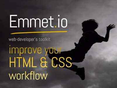 转载：HTML代码简写法：Emmet和Haml