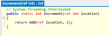 C# Interlocked 类