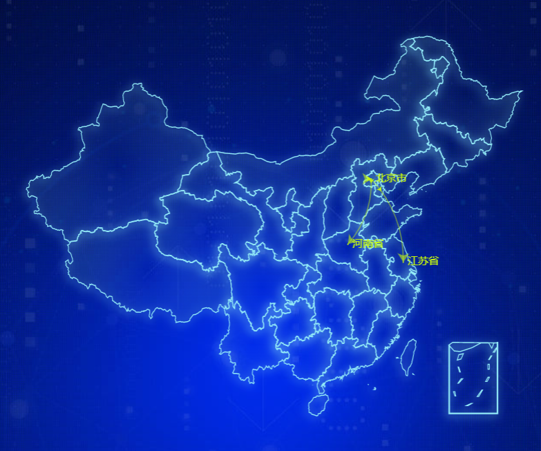 echart绘制中国地图及各省份地图
