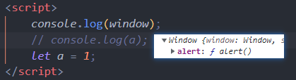 JavaScript：变量的作用域，window对象，关键字var/let与function