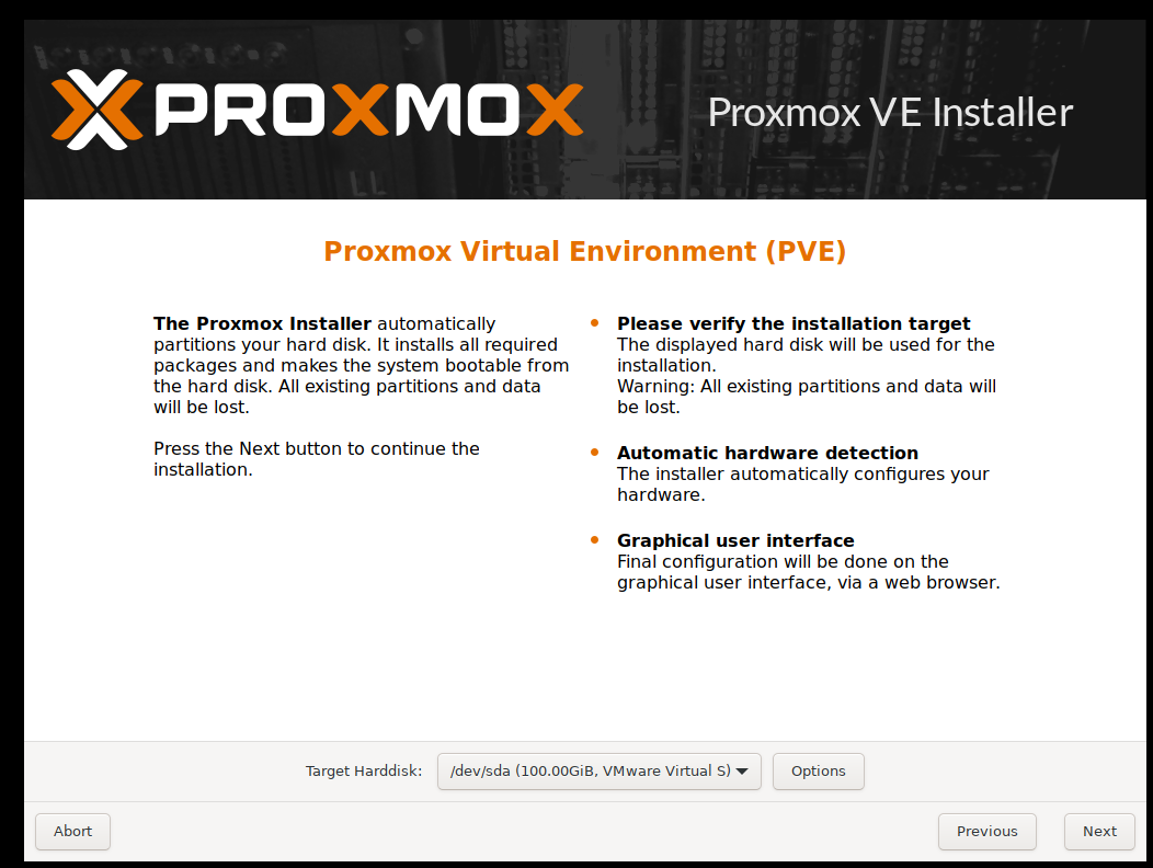 pve虚拟机Vmware安装教程