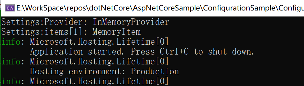 ASP.NET Core - 配置系统之配置提供程序