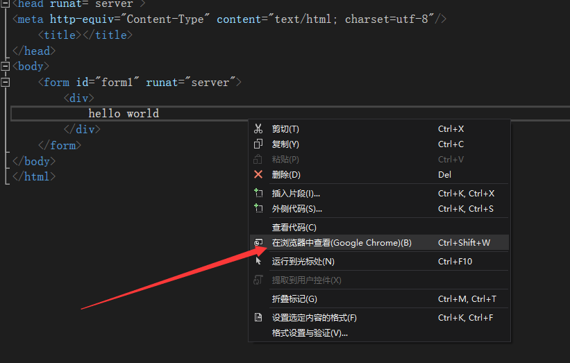 利用Visual Studio新建一个C# Web项目