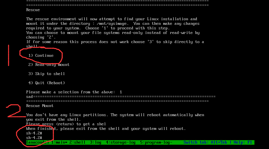 linux 引导过程和服务控制