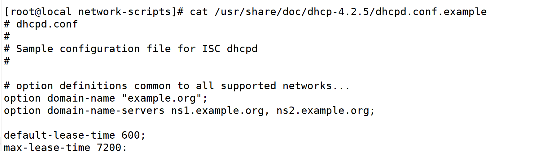 linux DHCP