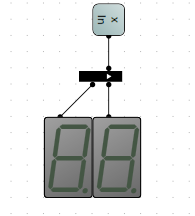 减法器的设计与实现并用译码器显示16、10进制
