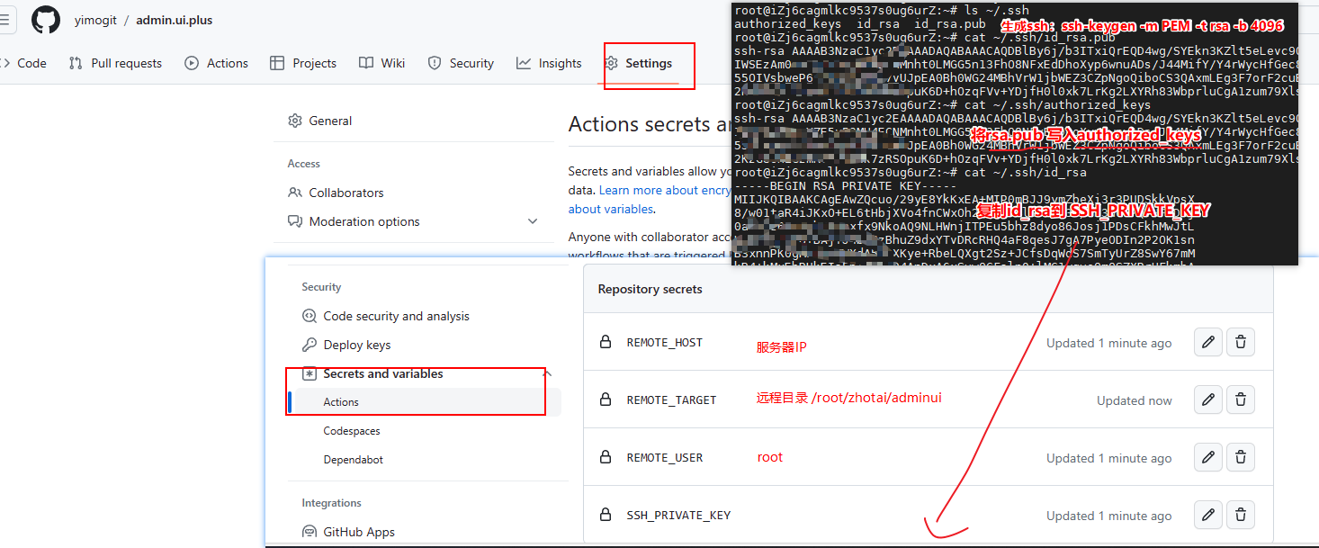 04.使用 github actions+docker 自动部署前后端分离项目 zhontai (.net core+vue)