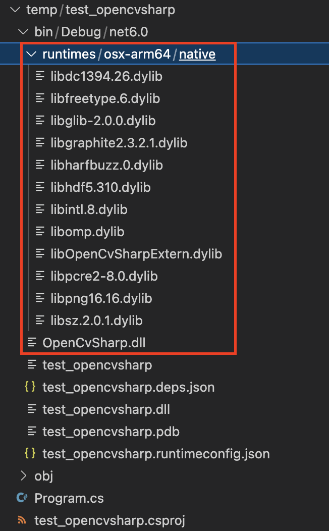 【OpenCV】在MacOS上使用OpenCvSharp